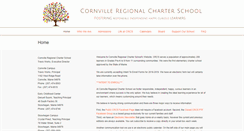 Desktop Screenshot of cornvilleregionalcharterschool.org